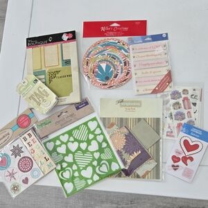 Assorted Scrapbooking Supplies NEW